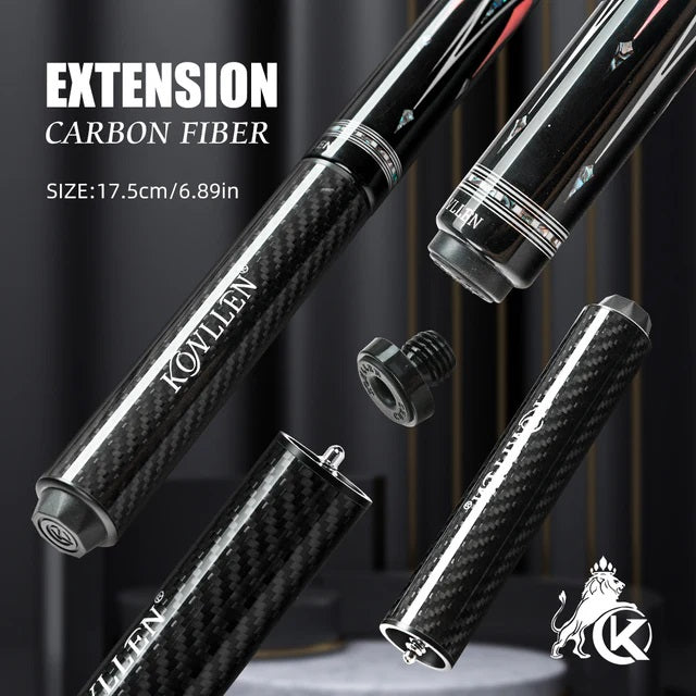 Extensión de fibra de carbono KL de 6"