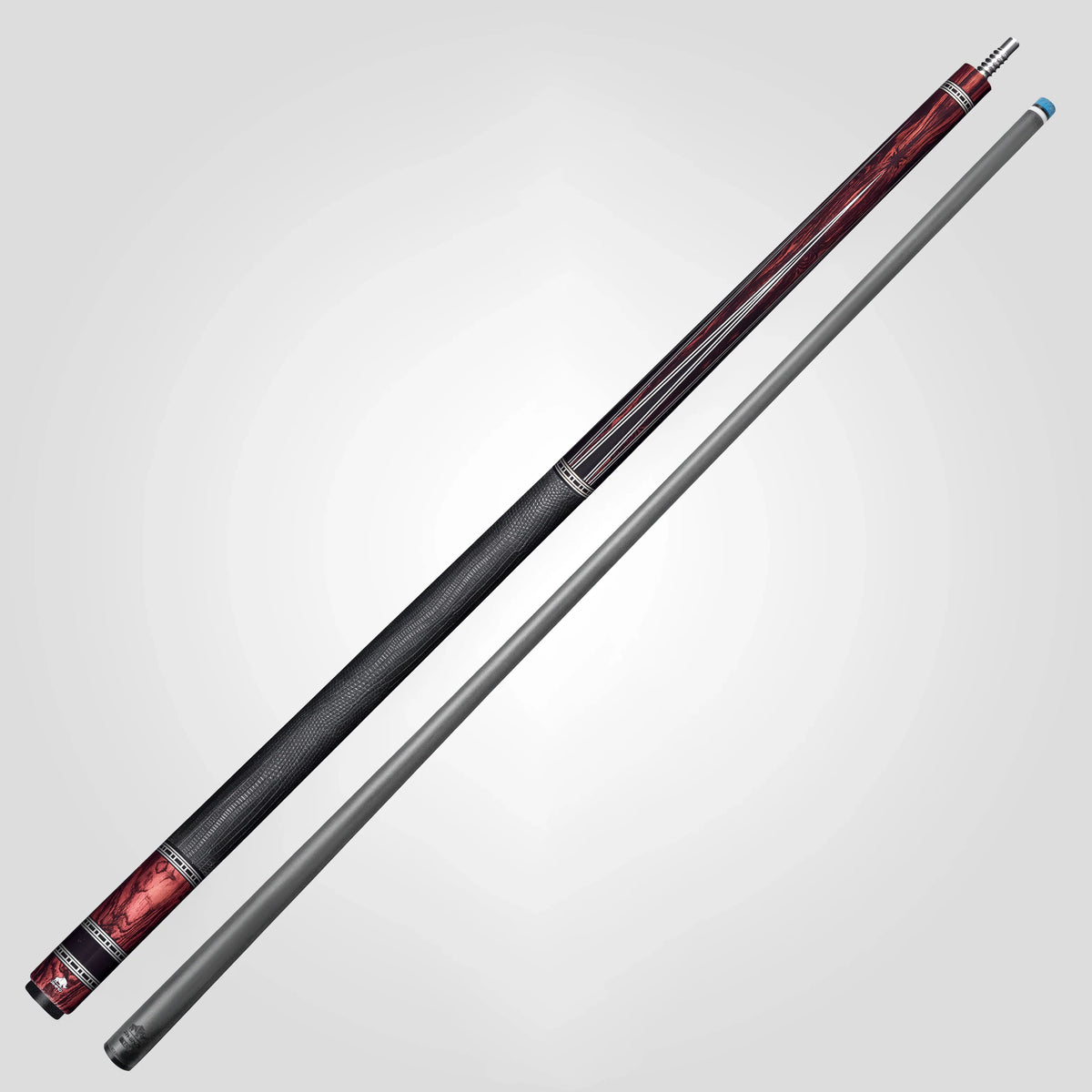 RHINO RETRO POOL CUE-COCOBOLO-AGARRE PIEL DE LAGARTO