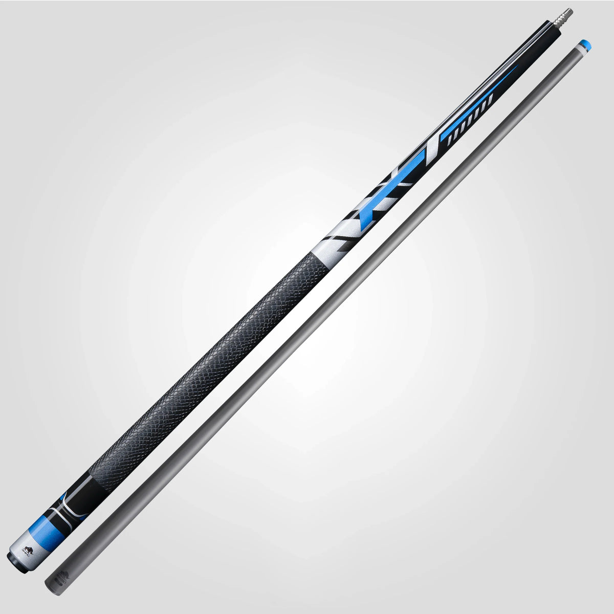 RHINO RACING POOL CUE - VELOCITY BLUE - SPORT WRAP